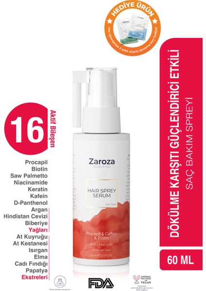 Hair Spray Serum 60 ml Saç