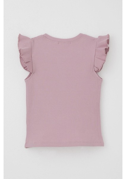 Kız Çocuk Tişört Kemer Boy Yakası Zincir Aksesuarlı 9-14 Yaş, Gülkurusu fiyatları