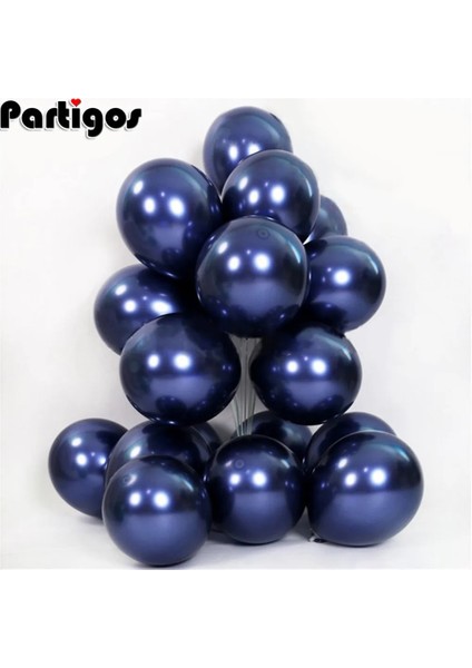 Metal Parlak Mavi 10 Adet 10 "metalik Parlak Mavi Balonlar Lacivert Lateks Balon Doğum Günü Düğün Parti Dekoru Sevgililer Günü Hava Balonu 10 Inç (Yurt Dışından) fiyatları