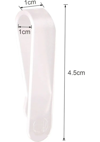 Bantlı Küçük Mini Ataç Temizle Saklama Klipleri Yorgan Bağlama Plastik Kelepçeler Para Klipsi Nakit Kelepçesi (Yurt Dışından)