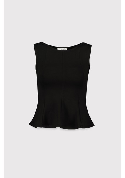 Kuplu Peplum Bluz