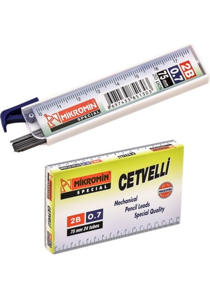 75MM Cetvelli Versatil Kalem Ucu 0.7mm 24'lü Kutu fiyatları