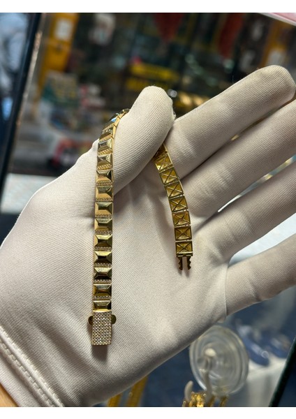 14 Ayar Altın Tasarım Bileklik modelleri