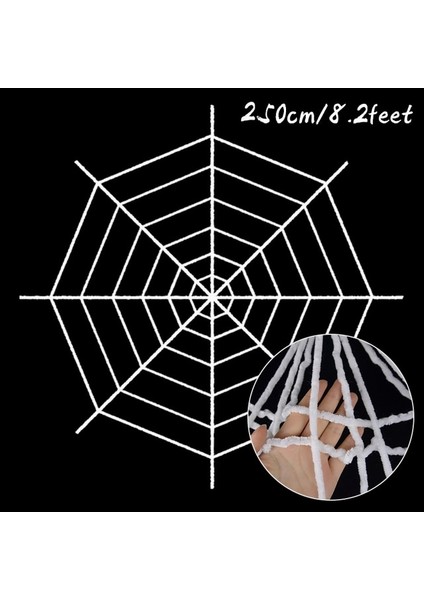 250CM Beyaz Web 30/50CM/75CM/90CM Büyük Siyah Peluş Örümcek Cadılar Bayramı Partisi Süslemeleri Ev Bar Için Perili Ev Korku Sahne Örümcek Ağı Çocuk Oyuncak (Yurt Dışından)