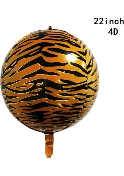 1pcmetallic Balon Vahşi Hayvan Parti Alkış Daire Oyuncaklar Afrika Tema Orman Doğum Günü Partisi Çocuklar Safari Woodland Orman Parti Dekor Çocuklar Lehine Hediyeler (Yurt Dışından)
