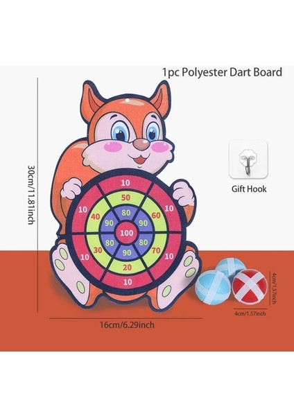 Stil 2 Çocuk Karikatür Hayvan Dart Tahtası Yapışkan Top Eğitici Oyuncak Dinozor Doğum Günü Partisi Dekor Çocuklar Için Komik Hediye Bebek Duş (Yurt Dışından)