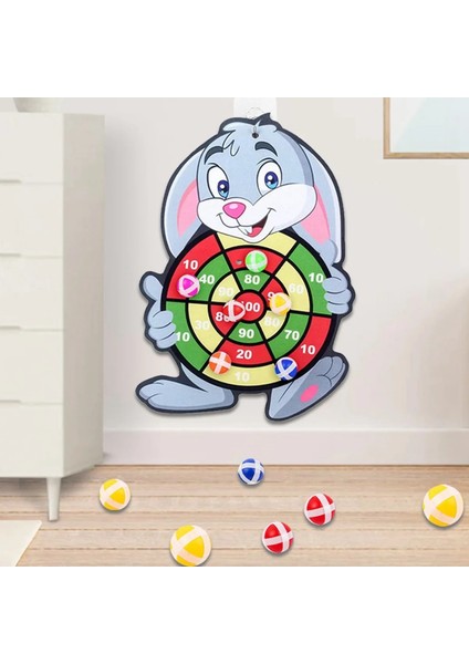 Stil 2 Çocuk Karikatür Hayvan Dart Tahtası Yapışkan Top Eğitici Oyuncak Dinozor Doğum Günü Partisi Dekor Çocuklar Için Komik Hediye Bebek Duş (Yurt Dışından)