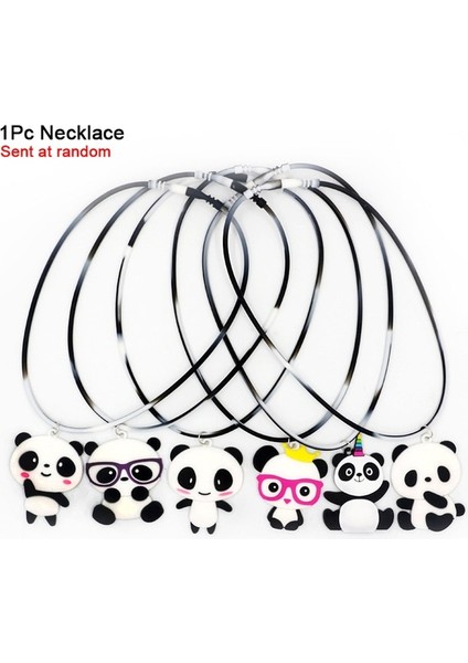 1 Adet Kolye Karikatür Panda Parti Hediye Hayvan Kauçuk Bileklik Bileklik Anahtarlık Imleri Çocuklar Için Doğum Günü Partisi Dekorasyon Bebek Duş Şekeri (Yurt Dışından)