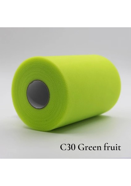 C30 Parti Malzemeleri 100 Metre Tül Rulo Düğün Dekorasyon Kumaşı Biriktirme Tül Tutu Elbise Diy Bebek Duş Doğum Günü Çocuk Erkek Kız (Yurt Dışından)