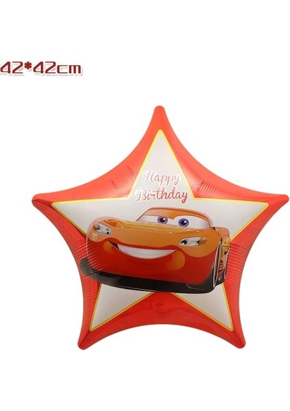 Balon 1 Adet Arabalar Doğum Günü Partisi Süslemeleri Çocuklar Lehine Yıldırım Mcqueen Sofra Takımları Balon Tabaklar Bardak Peçete Yarış Arabası Parti Malzemeleri (Yurt Dışından)