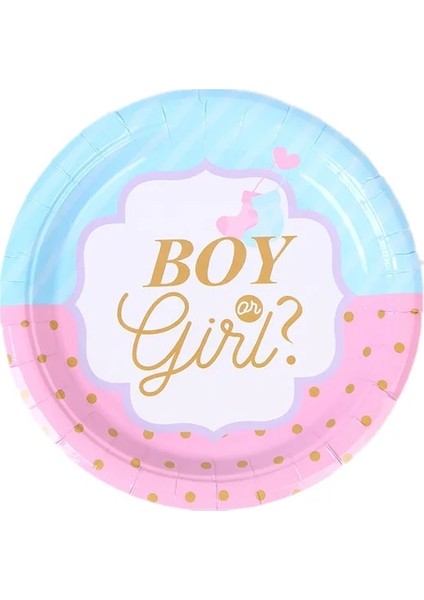 Kek Topper 8 Adet Cinsiyet Ortaya Doğum Günü Partisi Tema Parti Kağıt Tabak Bardak Masa Örtüsü Erkek Veya Kız Bebek Duş Parti Dekorasyon Malzemeleri (Yurt Dışından) modelleri