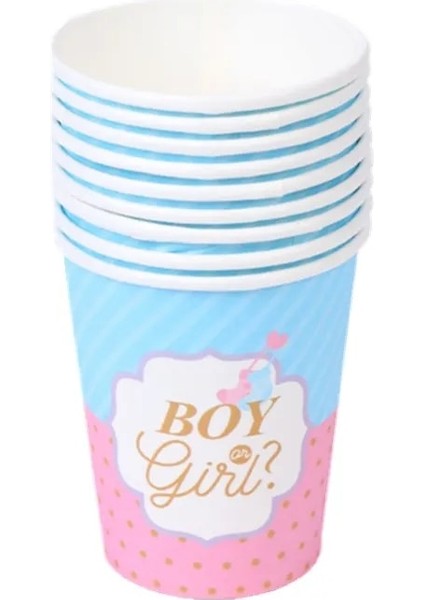 Kek Topper 8 Adet Cinsiyet Ortaya Doğum Günü Partisi Tema Parti Kağıt Tabak Bardak Masa Örtüsü Erkek Veya Kız Bebek Duş Parti Dekorasyon Malzemeleri (Yurt Dışından) indirimleri