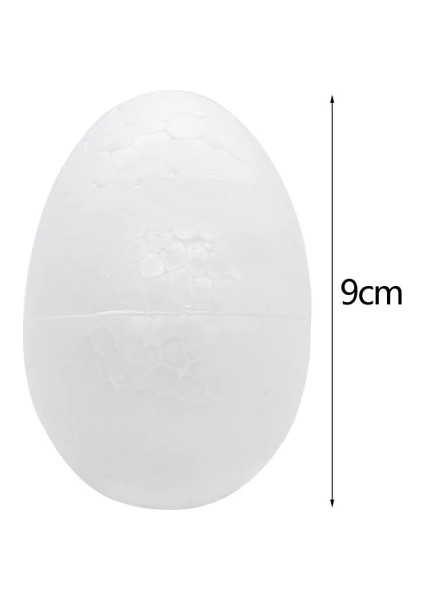 9cm-20 Adet 20 Adet/grup 3.5cm/5cm/6cm/7cm/9cm Beyaz Köpük Paskalya Yumurtaları Dıy Çelenk Dekorasyon Sahte Yumurta Çocuklar Iyilik Boyalı 2022 Paskalya Hediyesi (Yurt Dışından)
