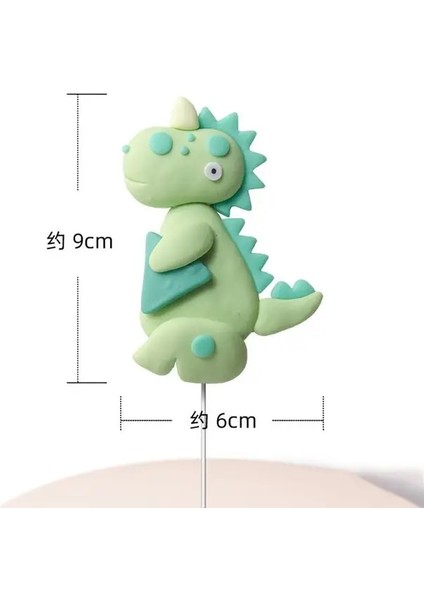 06 Dinozor Kek Topper Doğum Günü Çocuk 1st Kek Parti Dinozor Parti Tema Kek Dekor Erkek Bebek Duş Çocuklar Parti Tatlı Dekorasyon (Yurt Dışından)