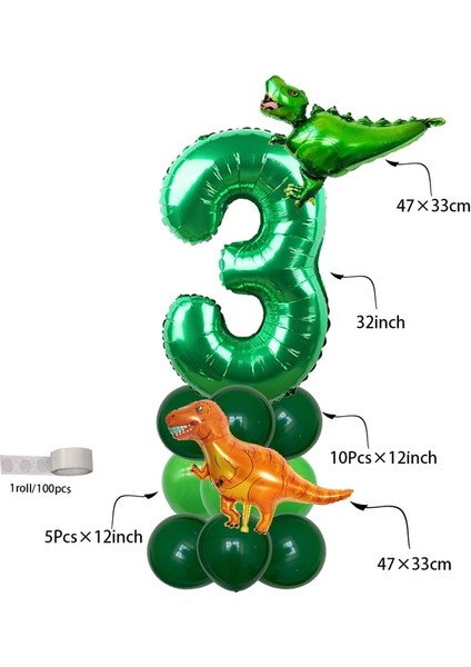 D Jurassic Dünya Dinozor Temalı Sofra Orman Safari Dinozor Bardak Tabaklar Balon Vahşi Roar Boys Dinozor Doğum Günü Partisi Dekoru (Yurt Dışından)