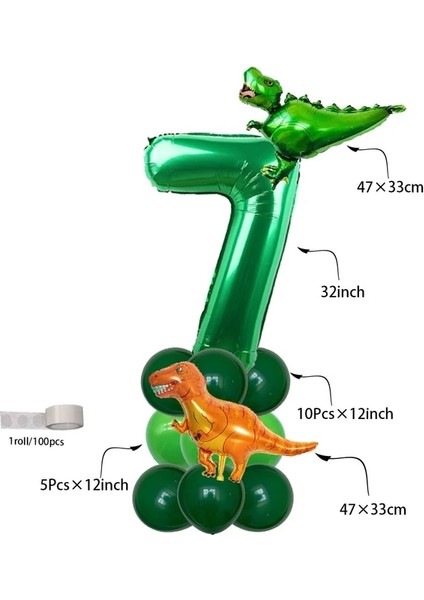 H Jurassic Dünya Dinozor Temalı Sofra Orman Safari Dinozor Bardak Tabaklar Balon Vahşi Roar Boys Dinozor Doğum Günü Partisi Dekoru (Yurt Dışından)