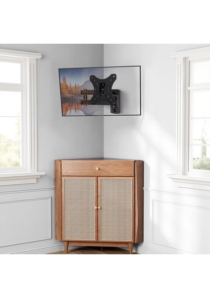 Hareketli Monitör 10-27" Tv Duvar Askı Aparatı 2 Kollu 8kg Taşıma Evrensel Braket fırsatları