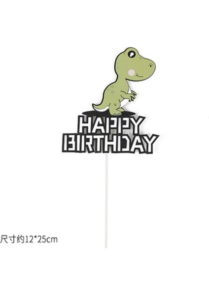 Kek Topper 3 Dinozor Kek Topper Doğum Günü Çocuk 1st Kek Parti Dinozor Parti Tema Kek Dekor Erkek Bebek Duş Çocuklar Parti Tatlı Dekorasyon (Yurt Dışından)