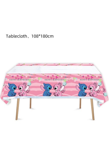 6 Adet Şeker Kutusu Lilo ve Stitch Pembe Melek Bebek Duş Tek Kullanımlık Çocuk Doğum Günü Dekorasyon Sofra Peçeteler Doğum Günü Partisi Süslemeleri (Yurt Dışından)