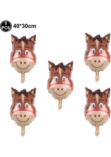 Bg 1 Adet Çiftlik Hayvanları Süt Ineği Domuz Folyo Balon Pembe Domuz Şekilli Folyo Balon Bebek Duş Için Çiftlik Hayvanları Tema Doğum Günü Partisi Dekoru (Yurt Dışından)