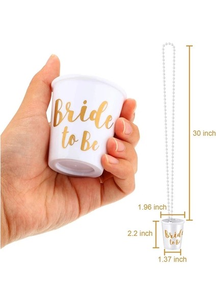 4 Adet Pembe 1 Takım Takım Gelin Olmak Fincan Plastik Shot Bardakları Kolye Bekarlığa Veda Partisi Malzemeleri Düğün Gelin Duş Bekarlığa Veda Gecesi Süslemeleri (Yurt Dışından) indirimleri