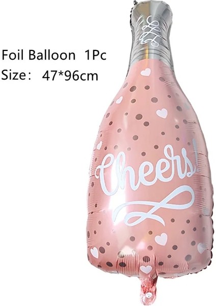 14 Adet Gül Altın Gelin Büyük Şarap Şişesi Balon Şerefe Banner Nedime Takımı Gelin Düğün Dekorasyon Bekarlığa Veda Partisi Malzemeleri Sofra (Yurt Dışından)