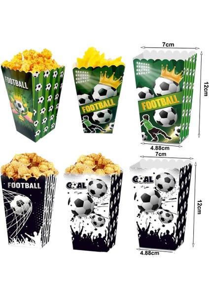 Patlamış Mısır Kutusu Futbol Tema Tek Kullanımlık Sofra Futbol Spor Çocuk Doğum Günü Partisi Malzemeleri Bebek Duş Futbol Taraftarları Doğum Günü Balon Süslemeleri (Yurt Dışından) fırsatları