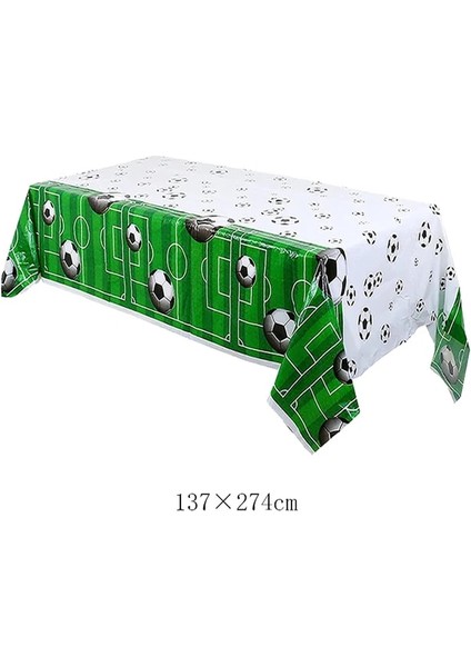 1 Adet Masa Örtüsü 1 Adet 108X180CM Langırt Kapağı Futbol Temalı Masa Örtüsü Futbol Parti Masa Örtüsü Plakaları Erkek Futbol Doğum Günü Partisi Malzemeleri (Yurt Dışından)