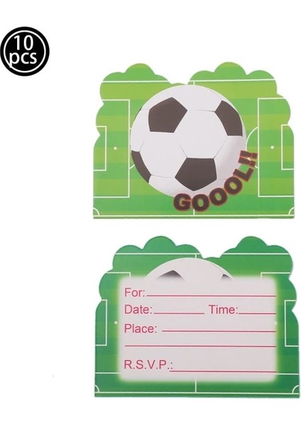10 Adet Kartları 1 Adet 108X180 cm Langırt Kapağı Futbol Temalı Masa Örtüsü Futbol Parti Masa Örtüsü Plakaları Erkek Futbol Doğum Günü Partisi Malzemeleri (Yurt Dışından)