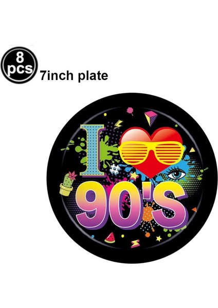 Şişme Trompet 90'ları Seviyorum Gitar Altın Zincir Telefon Ayakkabı Radyo Boombox Desenli Kağıt Peçeteler 90'lara Dönüş Doğum Günü Partisi Malzemeleri (Yurt Dışından) indirimleri