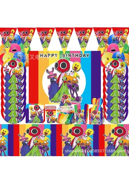 Patlamış Mısır Kutusu 6 Adet Gökkuşağı Arkadaşlar Doğum Günü Partisi Dekorasyon Sofra Kağıt Bardak Tabak Masa Örtüsü Seti Için Bebek Duş Cadılar Bayramı Dekor Malzemeleri (Yurt Dışından) fiyatları