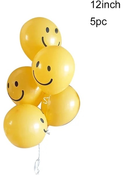 5 Adet Gülümseme Balon 1 Takım Reçine Papatya Kek Topper Çok Boyutu Papatya Çiçek Balonlar Kızın Doğum Günü Partisi Için Kek Süslemeleri Düğün Pastası Dekor (Yurt Dışından)