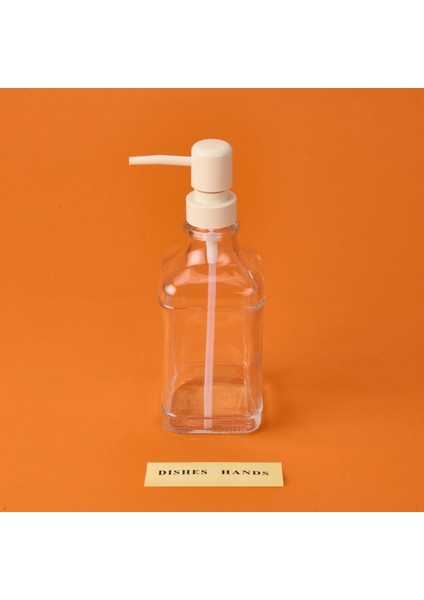 Luis Cam Sıvı Sabunluk - Şeffaf / Bej - 20X8 cm modelleri