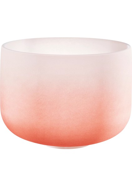 CSBC13D Sacral Chakra 13’’ Crystal Singing Bowl Note D4 (Color Frosted Orange)