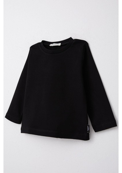 Erkek Çocuk Uzun Kollu Tişört Basic 1-4 Yaş, Siyah indirimleri