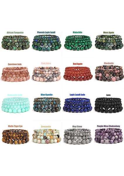 4 mm Boncuk Stili Lav Doğal Taş Esnek Bileklik Kadın Erkek Lapis Lazuli Mavi Kyanit Lav Taş Bileziği Takı (Yurt Dışından) fiyatları