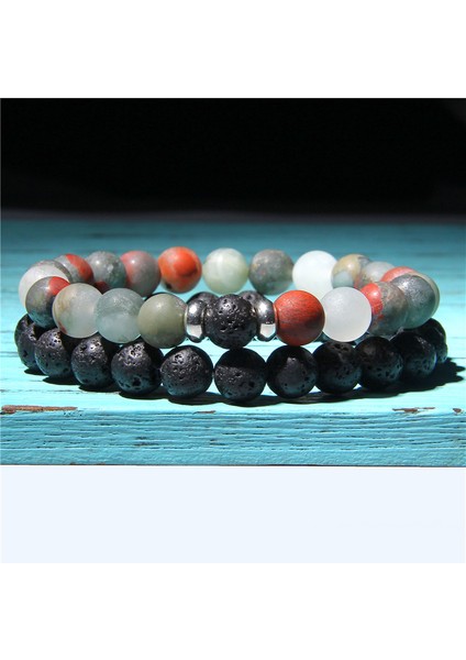 23CM Tarzı Kantaşı Doğal Taş Kaplan Gözü Lav Taş Bilezik Erkek Kadın Takı Hediye Fırsatı (Yurt Dışından) indirimleri