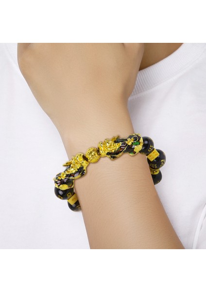 C-10MM Termokromik Pixiu Bileklik Mantra Iyi Şans ve Zenginlik Getirir Budizm Inanç ile Pixiu Çin Antik Hayvan Boncuklu Bilezikler (Yurt Dışından) modelleri