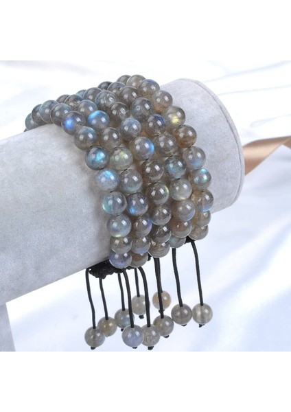Ayarlanabilir Stil Berrak Kristal 2021 Yeni Labradorit Bileklik Erkek Boncuk Bileklik Doğal Taş Aytaşı Çakra Yoga Bilezik Kadınlar ve Erkekler Için Buddha Takıları (Yurt Dışından)