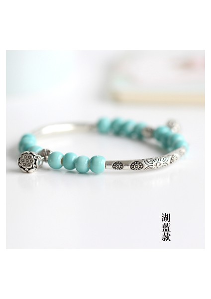 16CM Tarzı No.8 Boyutu Kadın Seramik El Yapımı Kendin Yap Bilezik Sanat Eski Bileklik Için Kadın Kız Hediye Moda Mücevher #1555 (Yurt Dışından)