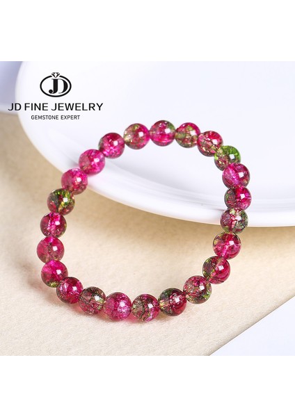 10 mm Tarzı Renk 7 Jd Doğal Taş Çok Renkli Çatlak Kuvars Kristal Yuvarlak Boncuk Takı Yapımı Için Frizzling Kaya Mısır Patlamış Diy Bilezik (Yurt Dışından) fiyatları