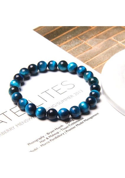 21CM Tarzı No.12 Boyutu 2021 Yeni Trend 5A Lapis Lazuli Kaplan Gözü Boncuk Bilezik Erkek Doğal Taş Sağlık Koruma Kadın Ruh Takıları Pulsera Hombre (Yurt Dışından)