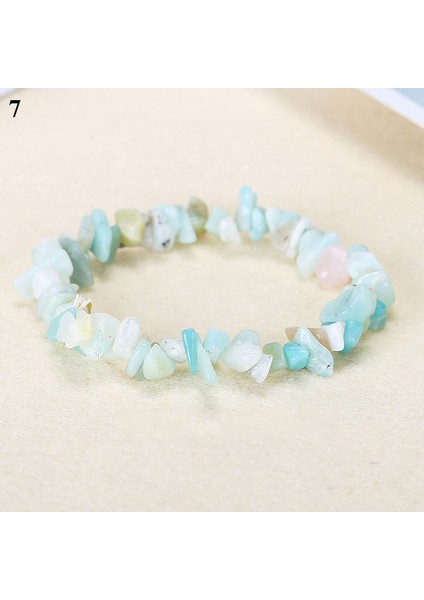 No.26 Boyutu Sıcak Bileklikler Iyileştirici Doğal Taş Kristal Turmalin Telli Boncuk Bileklik Kadın Parti Takı Bohemya Telli Bileklikler (Yurt Dışından)