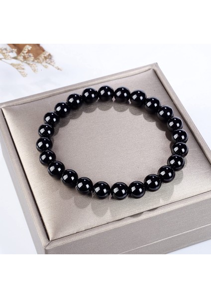 Yosun Akik Doğal Taş Bileklik Erkek 8mm Boncuk Esnek Bilezik Şanslı Kolye Şifa Reiki Yoga Bilezik Kadınlar Için Boncuk Takı (Yurt Dışından) modelleri