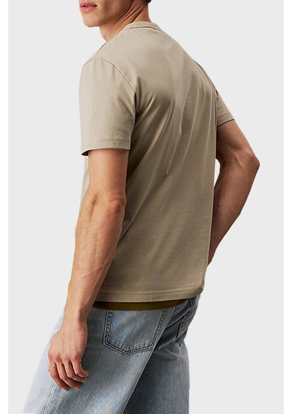 Baskılı Pamuklu Regular Fit Bisiklet Yaka T Shirt K10K114172PAH Erkek T Shirt K10K114172 Pah