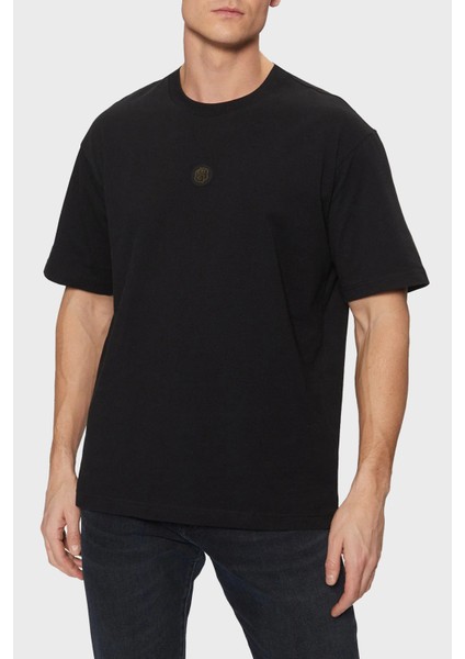 Logolu Pamuk Regular Fit Bisiklet Yaka T Shirt Erkek T Shirt 50535409 001