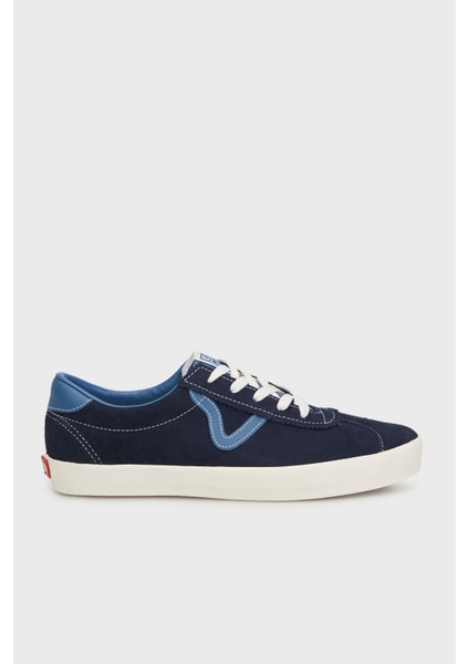 Sport Low Logolu Süet ve Deri Detaylı Sneaker Ayakkabı Ayakkabı VN000D6NJDU1