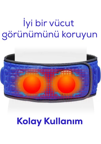 Titreşimli Masaj Kemeri- Göbek Eritme, Kas Onarıcı Masaj Aleti ve Vücut Şekillendirme Cihazı