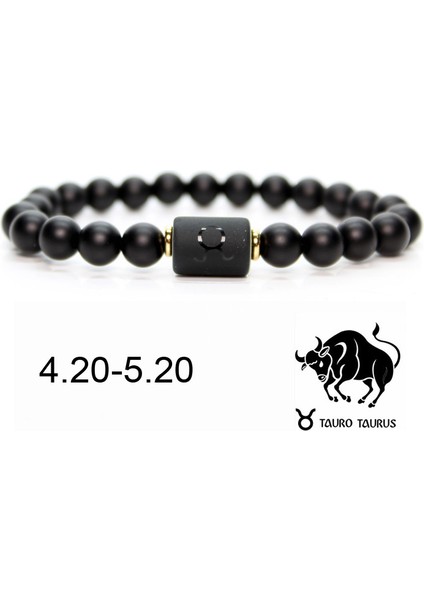 160-170MM Stili No.4 Boyutu Siyah Taş Boncuklu Yıldız Çift Bilezik Erkek Bilezikler Kadınlar Için Pulseras Moda Masculina Hombre Man Mens Takı (Yurt Dışından)