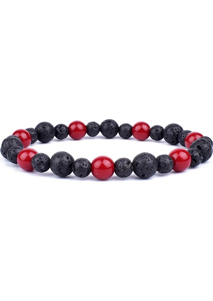 6mm Tarzı No.21 Boyutu Doğal Siyah Obsidyen Hematit Kaplan Gözü Boncuklu Bileklik Erkekler Için Manyetik Sağlık Koruma Kadın Ruh Takı Pulsera Hombre (Yurt Dışından)